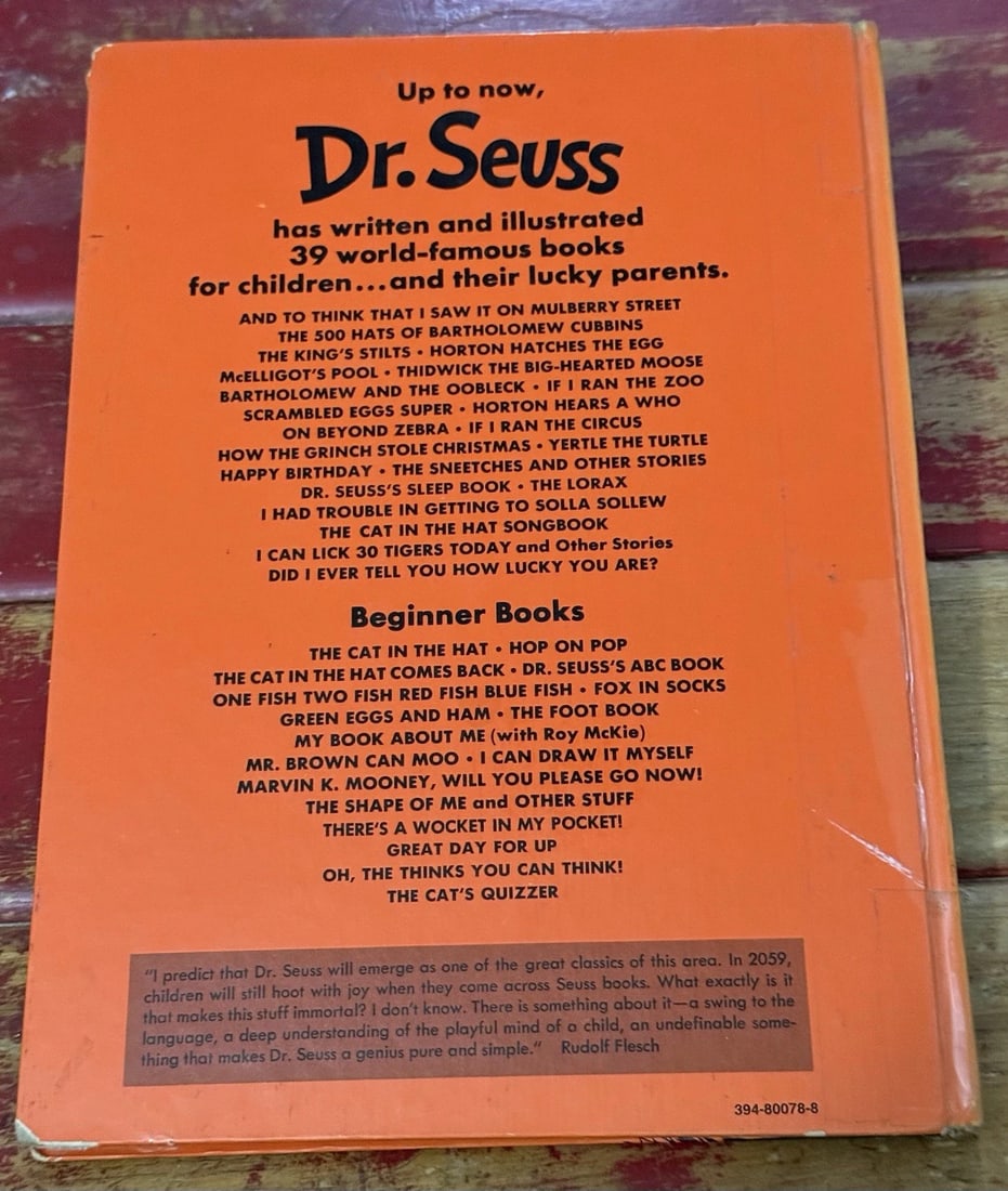 Horton Hears A Who Dr Seuss Book 1st Edition 1954 Hardcover Vintage - 9