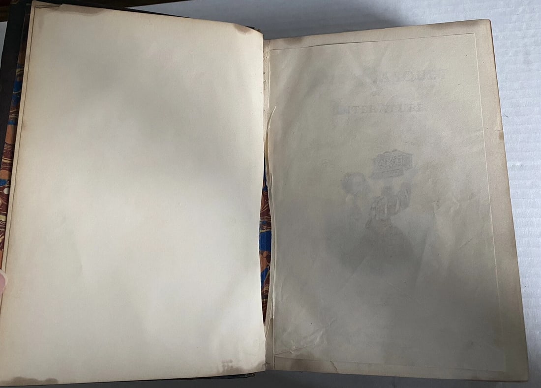 CASQUET OF LITERATURE 1875 VOL. I-II in 1 Volume Partial Leather Gibbon BLACKIE - 12