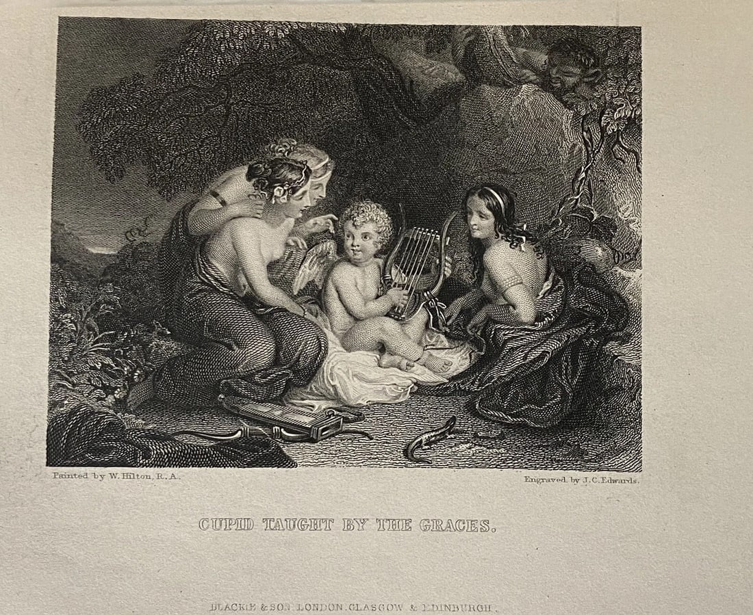 CASQUET OF LITERATURE 1875 VOL. I-II in 1 Volume Partial Leather Gibbon BLACKIE - 7