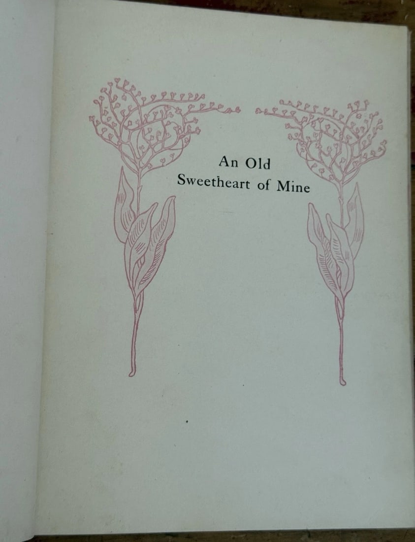An Old Sweetheart of Mine James Whitcomb Riley 1902 Illustrated HC BobbsMerrill - 11