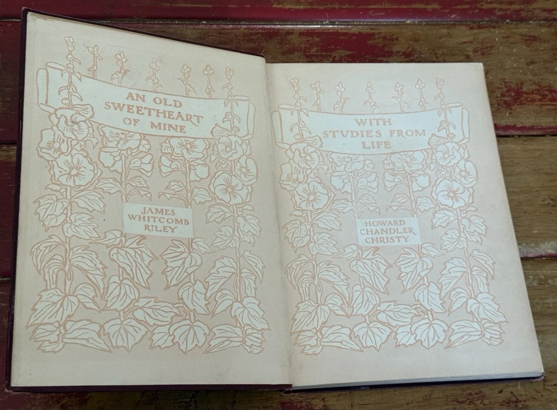 An Old Sweetheart of Mine James Whitcomb Riley 1902 Illustrated HC BobbsMerrill - 9
