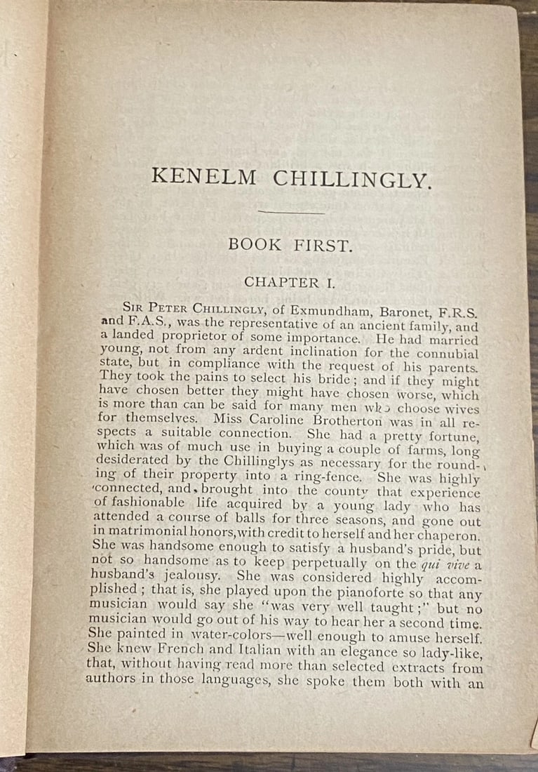 Bulwer Lytton's Works Kenelm Chillingly And Rienzi HC Belford Clarke 1st Edition - 7