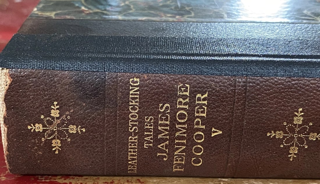 James Fenimore Cooper THE PRARIE 1898 Leather Stocking Tales Fireside Antique - 11