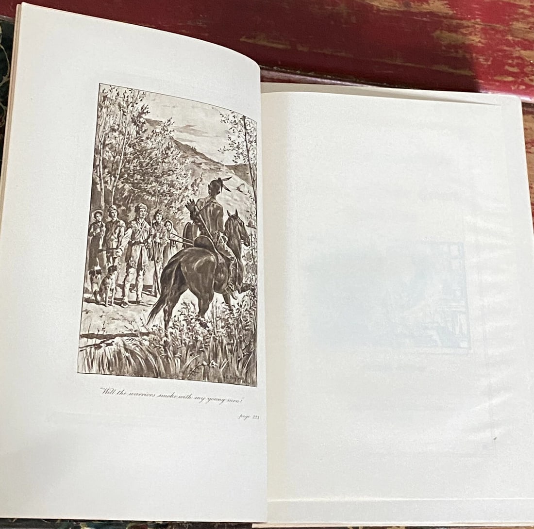 James Fenimore Cooper THE PRARIE 1898 Leather Stocking Tales Fireside Antique - 4
