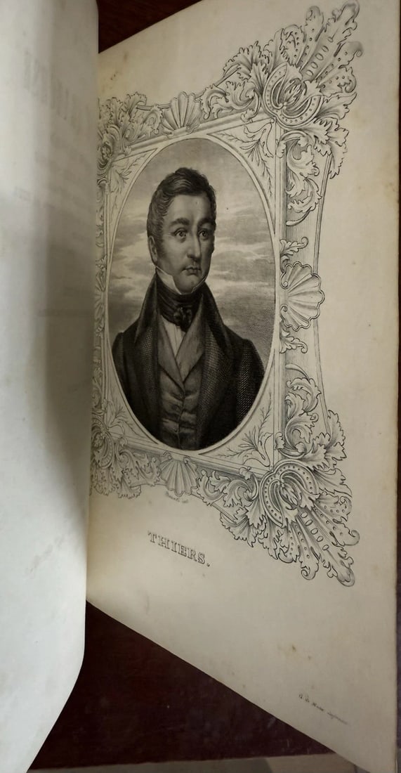Thiers, L. Adolfo Rivoluzione Francese 1842 1st Italian Ed. Vol. 1 Illustrated - 5
