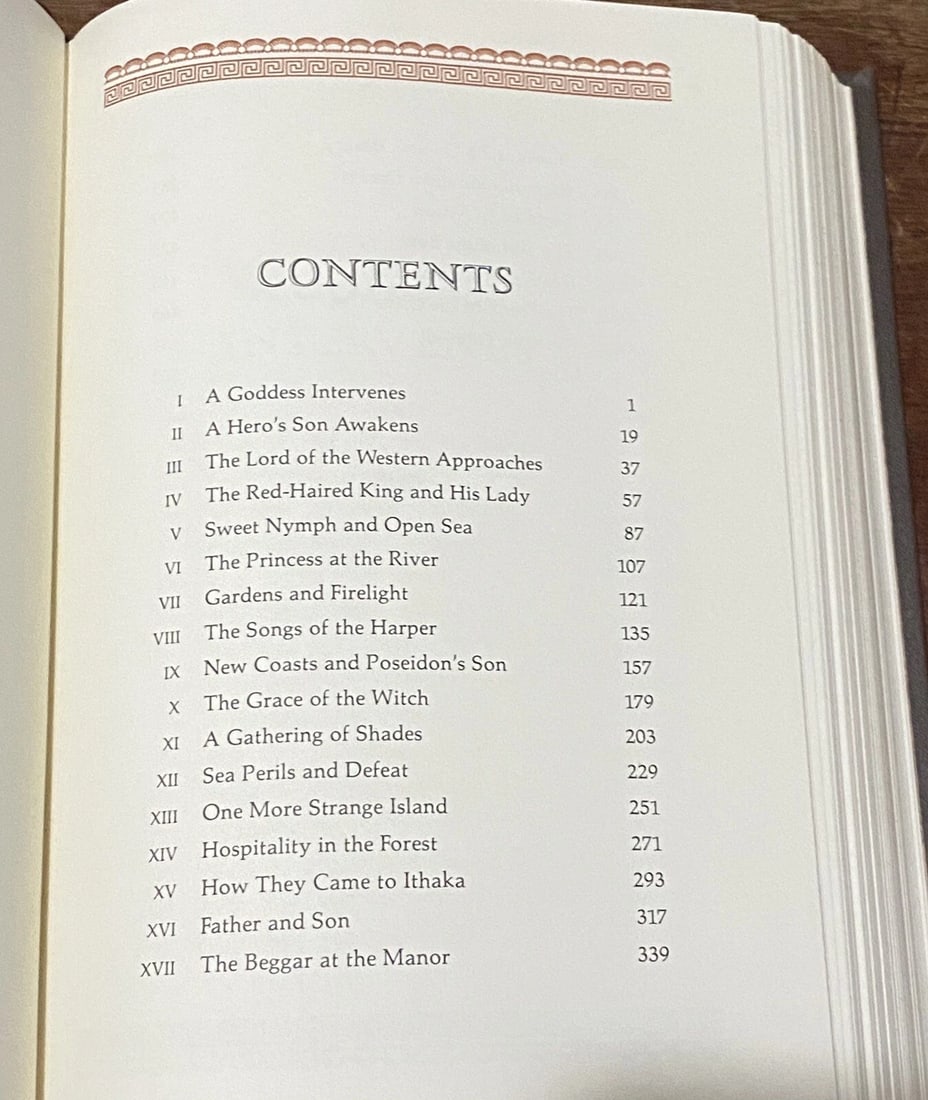 The Odyssey, Homer (Franklin Library, 1979) 1st Edition, 1st Printing. As New! - 5