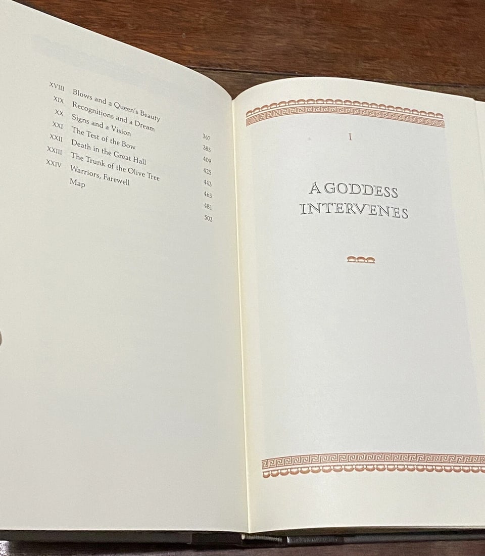 The Odyssey, Homer (Franklin Library, 1979) 1st Edition, 1st Printing. As New! - 6