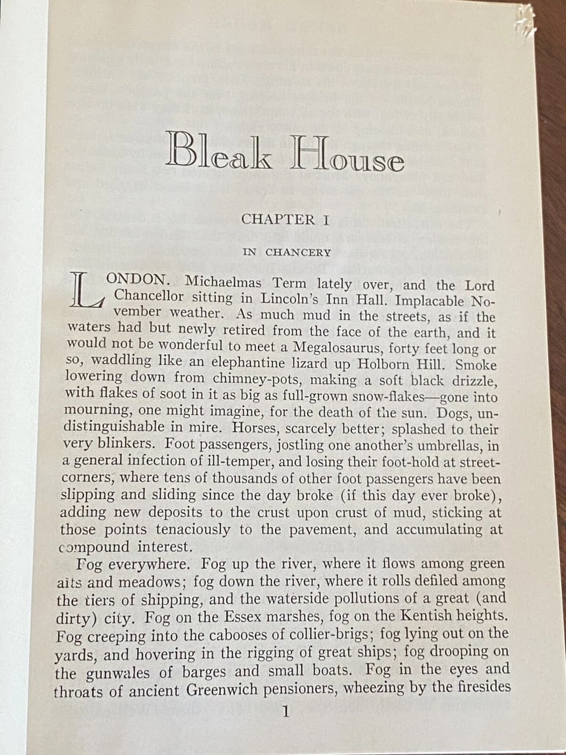 CHARLES DICKENS BLEAK HOUSE Vol XIII Books Inc. HC - 10