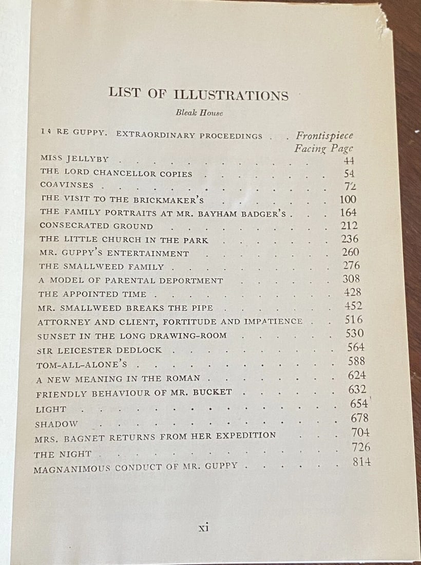CHARLES DICKENS BLEAK HOUSE Vol XIII Books Inc. HC - 11