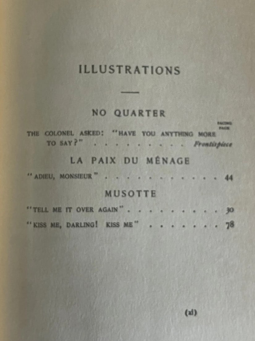 Guy De MaupassantEdition De Luxe HC 1903 Paix Du MenageEtc. Illustr. St. Dunstan - 5
