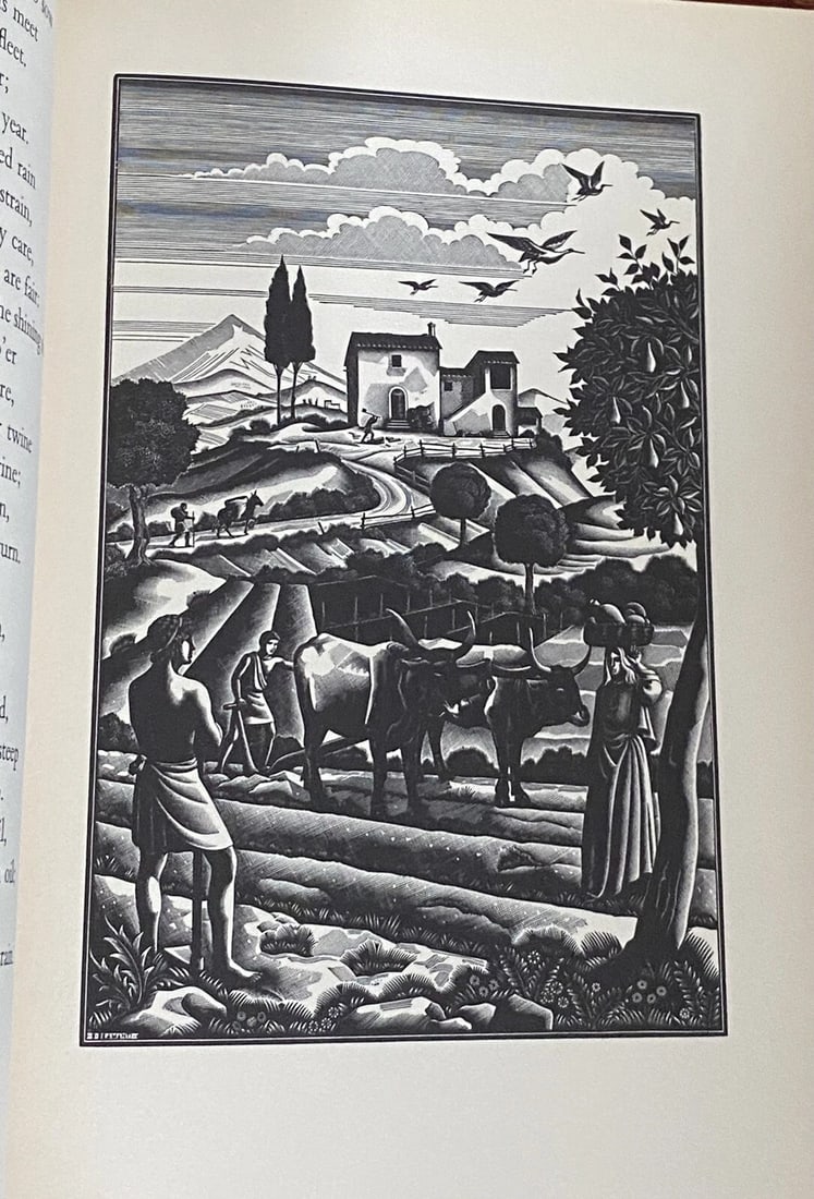 Virgil, John Dryden / The Georgics 1953 Vintage Copy - 13