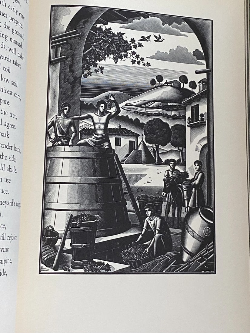 Virgil, John Dryden / The Georgics 1953 Vintage Copy - 6