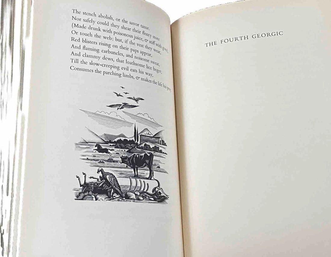 Virgil, John Dryden / The Georgics 1953 Vintage Copy - 7