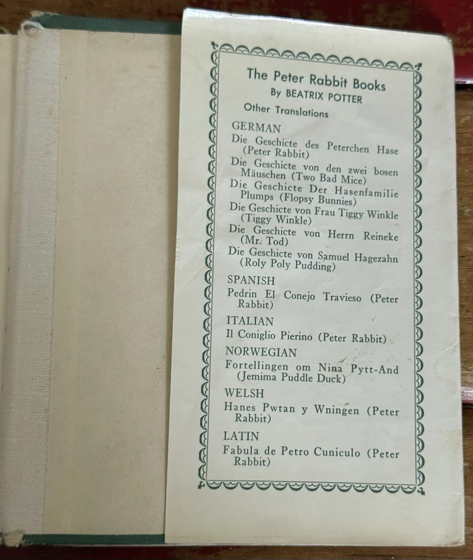 The Tale of Jemima Puddle-Duck by Beatrix Potter, Frederick Warne 1st Thus/1st - 9