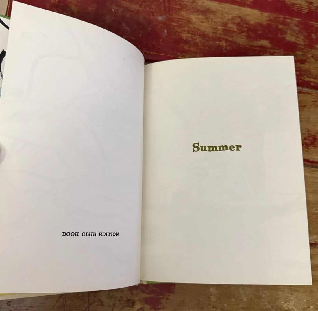 Summer By Alice Low 1963 BC Edition Hardcover Beginner Books 1st Edition/Print - 6