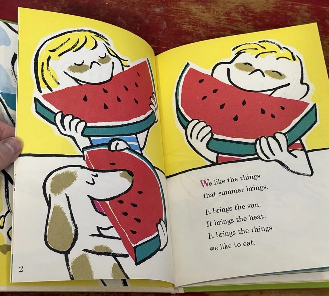 Summer By Alice Low 1963 BC Edition Hardcover Beginner Books 1st Edition/Print - 7