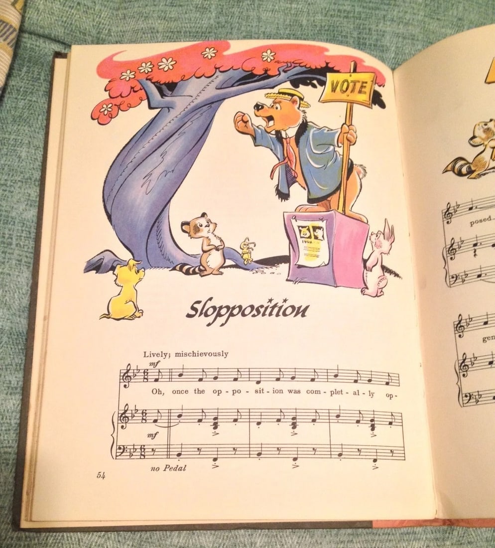 SONGS OF THE POGO by Walt Kelly with Norman Monath 1956 1st Printing HC - 10