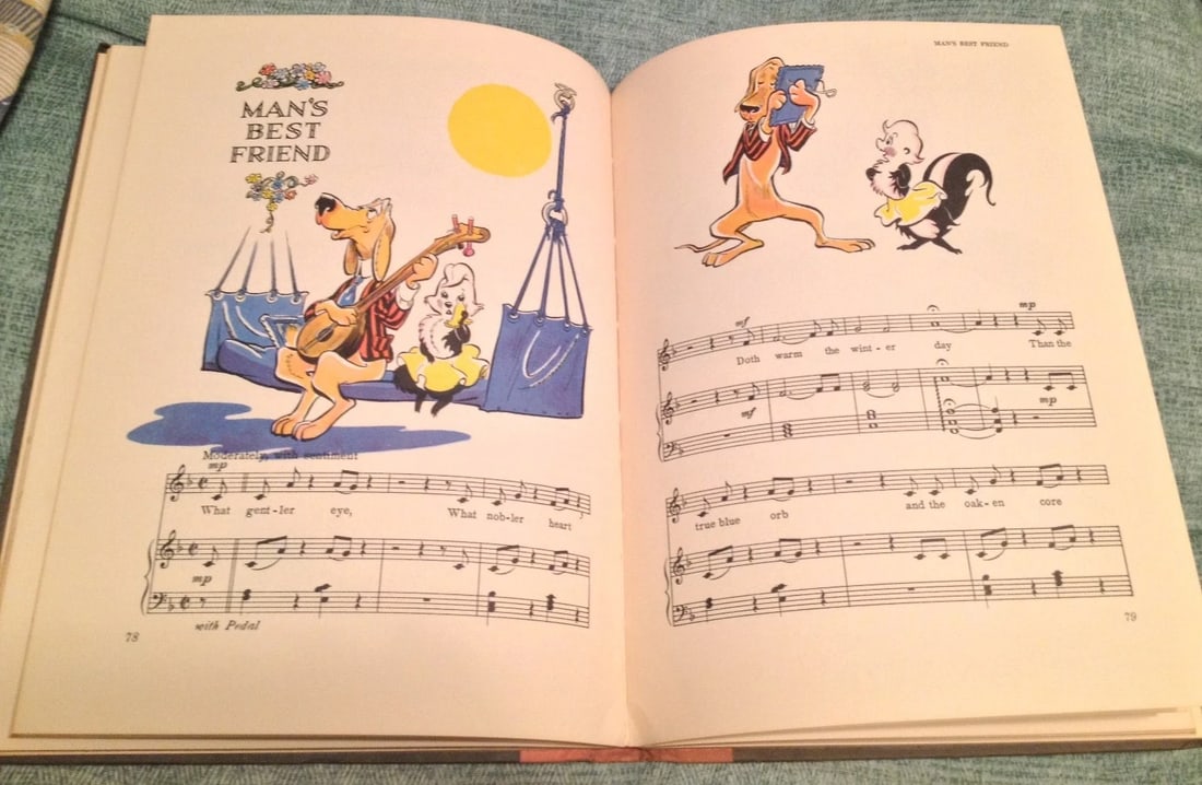 SONGS OF THE POGO by Walt Kelly with Norman Monath 1956 1st Printing HC - 8