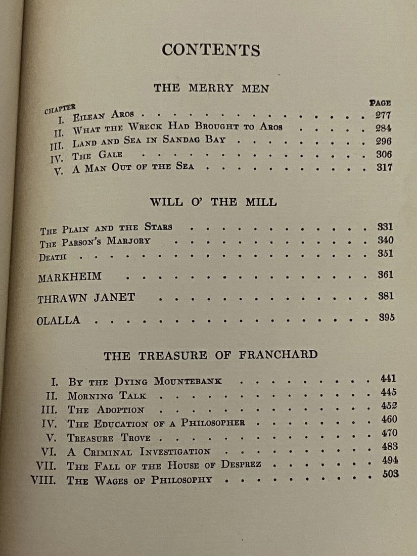 Robert L. Stevenson Black Arrow etc.Ed. DeLuxe Ltd.Ed. of 1,000 1906 Vol. III - 8