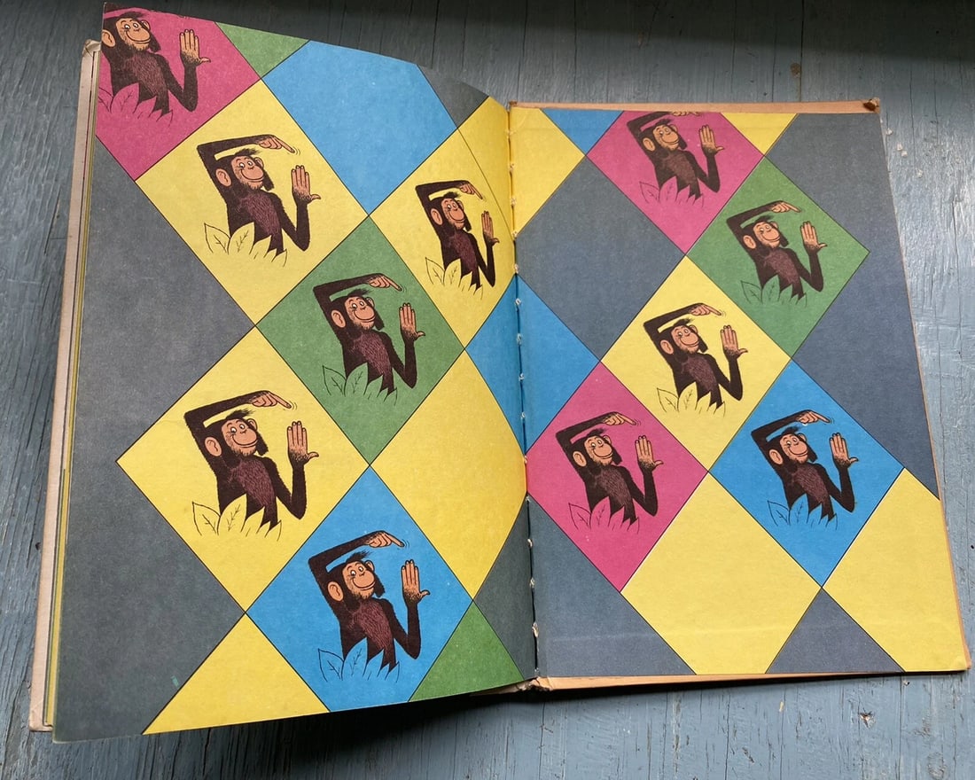 Bright and Early Books Hand, Hand, Fingers,Thumb HC Al Perkins 1969 BCE 1st Good - 12