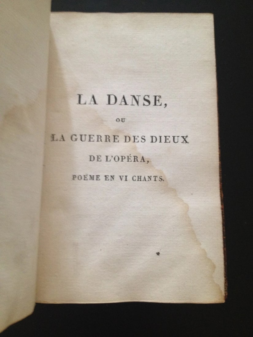 LA DANSE ou Le Dieux de la Opera J. Berchoux GIGUET ET MICHAUD 1808 2NDEd.French - 4