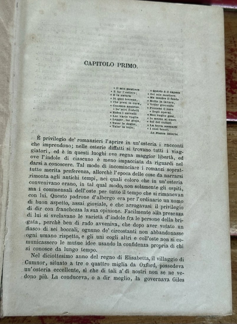 Sir Walter Scott Il Castillo Di Kenilworth HC/Lthr Illustrated 1873? Milano - 3