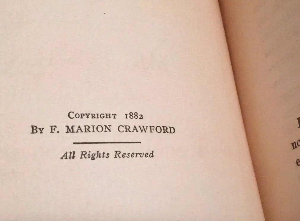 F. Marion Crawford MR. ISAACS A Tale of Modern India 1882 P.F.Collier & Son HC - 3