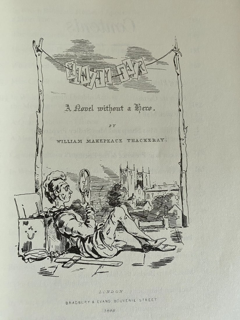 Vanity Fair William Makepeace Thackeray Franklin Library Leather Bound 1981 Fine - 6