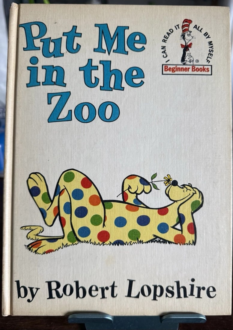 PUT ME IN THE ZOO Robert Lopshire 1960 1st BC Ed. 1st Print VGood Beginner Books - 11
