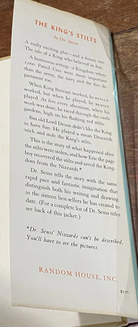 Horton Hatches the Egg 1940 First Ed Dr. Seuss First Ed HC/ DJ Near Fine/Good - 9