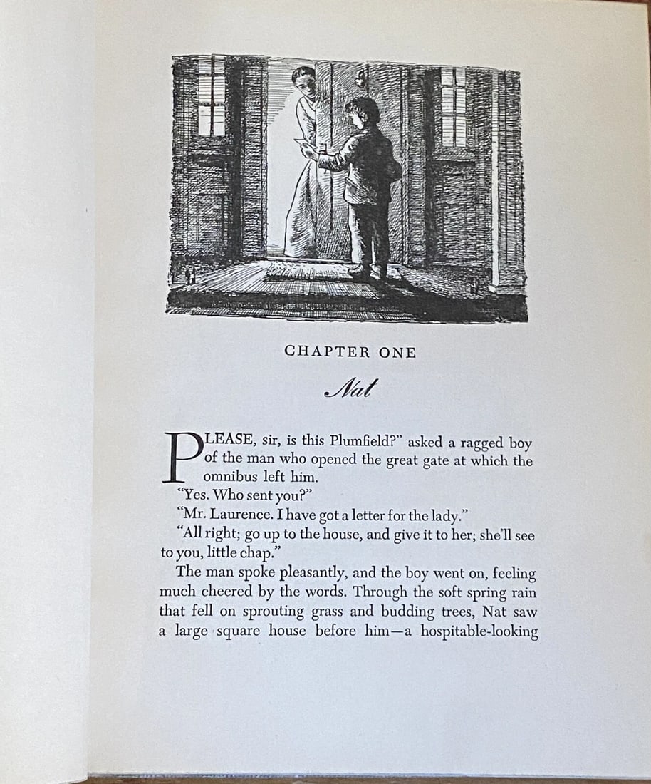 Little Men by Louisa May Alcott Illustrated Grosset & Dunlap 1947 HC Very Good - 10