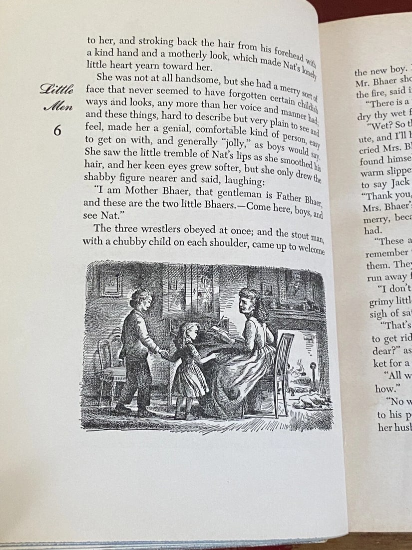 Little Men by Louisa May Alcott Illustrated Grosset & Dunlap 1947 HC Very Good - 15