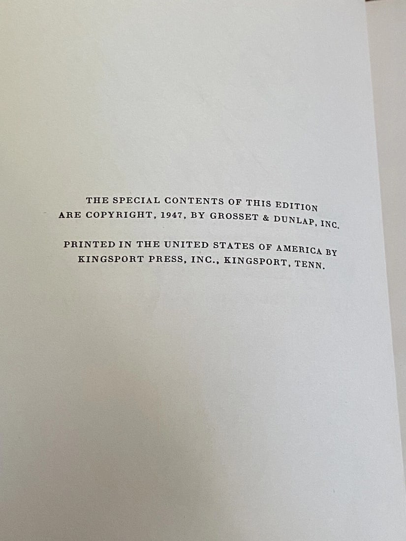 Little Men by Louisa May Alcott Illustrated Grosset & Dunlap 1947 HC Very Good - 4