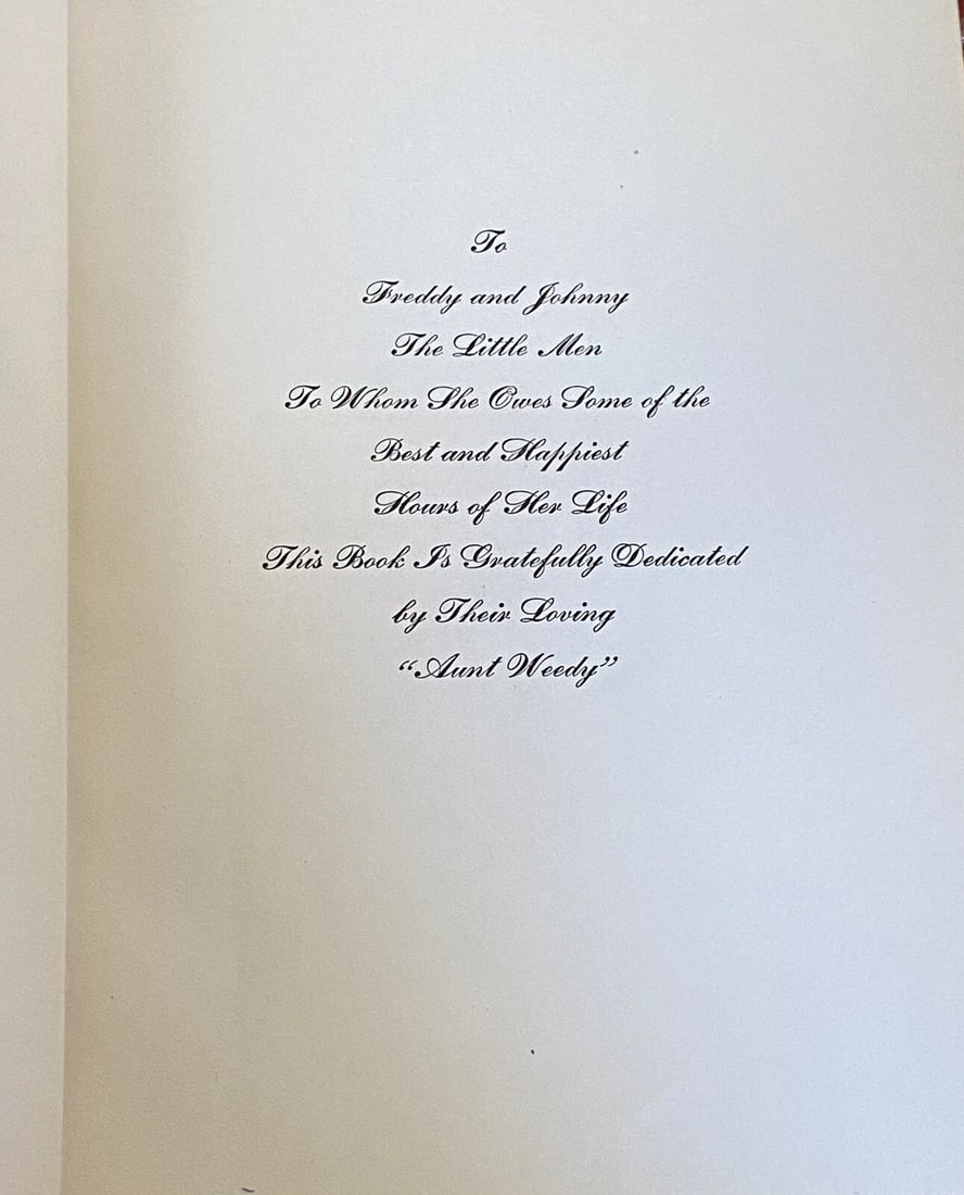 Little Men by Louisa May Alcott Illustrated Grosset & Dunlap 1947 HC Very Good - 8