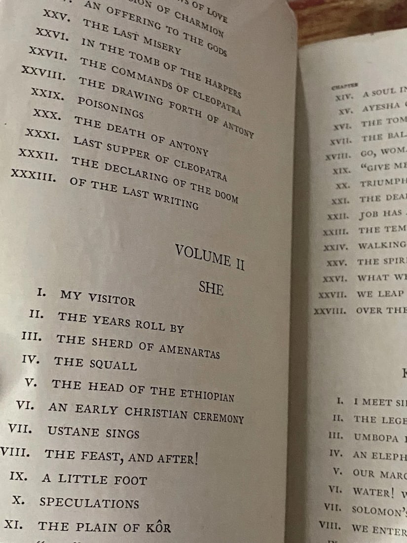 The Works Of H. Rider Haggard One Vol. 4 Stories 1928 Rare Leather Bound Black - 14