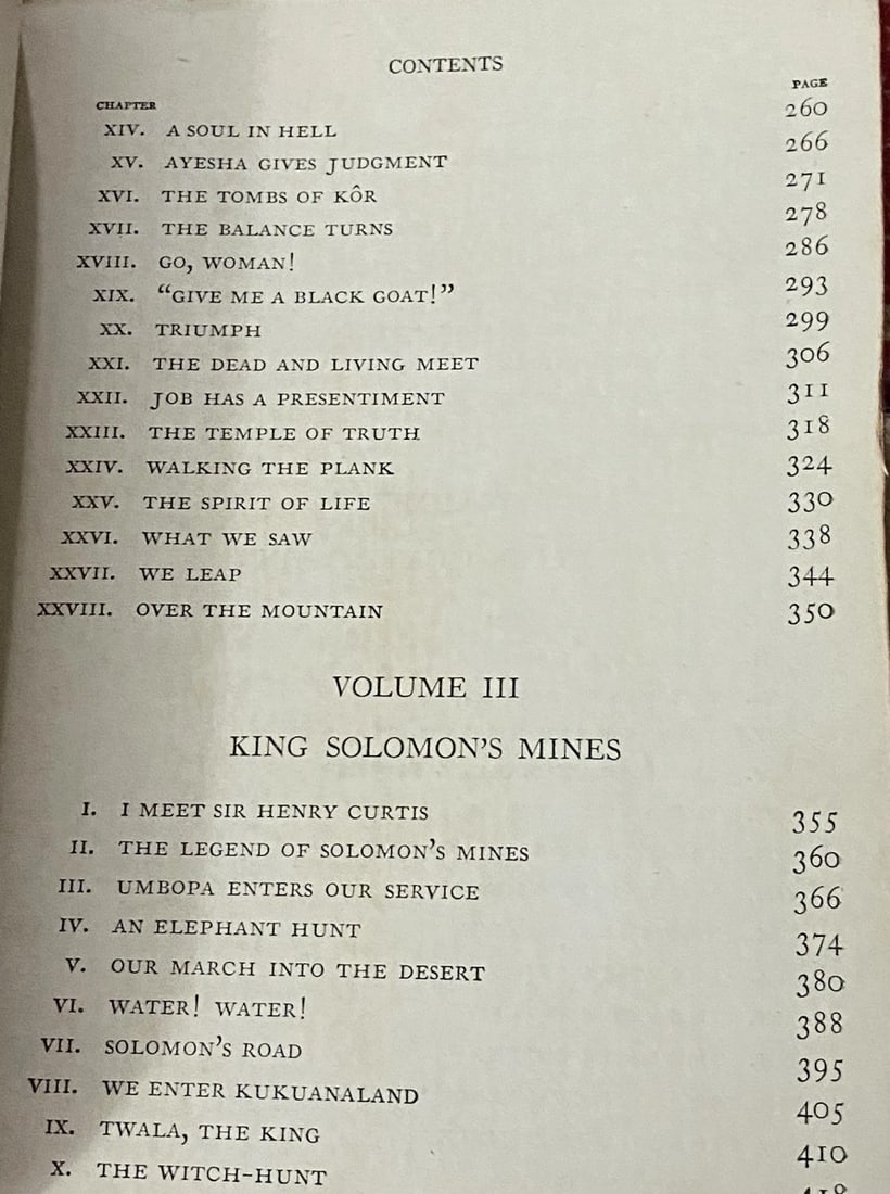 The Works Of H. Rider Haggard One Vol. 4 Stories 1928 Rare Leather Bound Black - 15