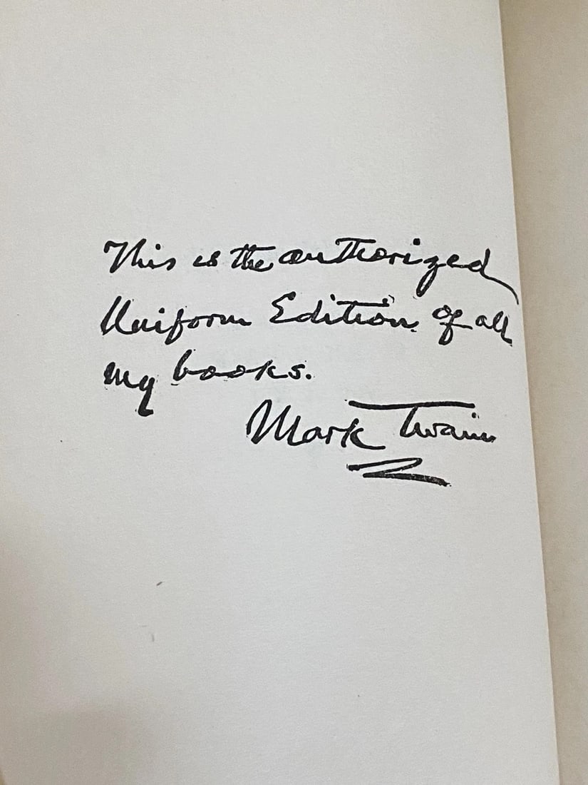 A Connecticut Yankee In King Arthur’s Court MarkTwain 1899Authors Nat’l Ed HC - 5