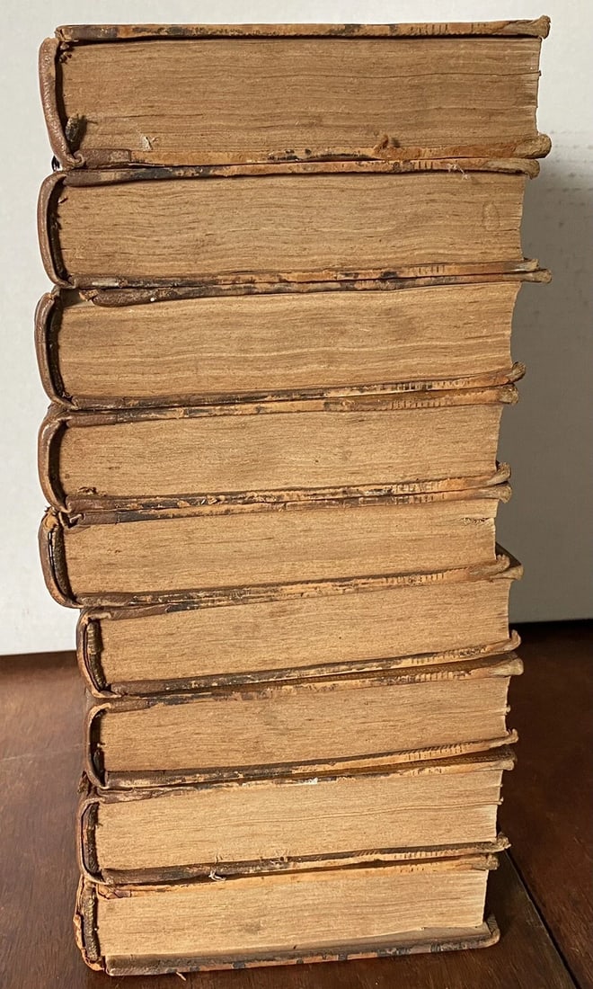 The Rise and Fall of the Roman Empire 9 of 12 Volumes 1815 Leather Maps Gibbon - 12