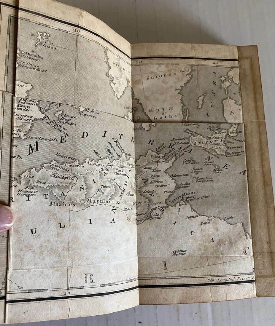 The Rise and Fall of the Roman Empire 9 of 12 Volumes 1815 Leather Maps Gibbon - 6