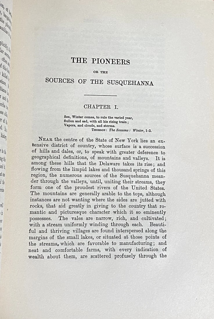 James Fenimore Cooper PIONEERS 1898 Leather Stocking Tales Fireside Ed. Antique - 13