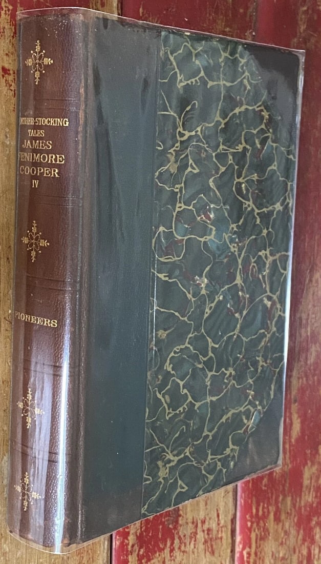 James Fenimore Cooper PIONEERS 1898 Leather Stocking Tales Fireside Ed. Antique - 6
