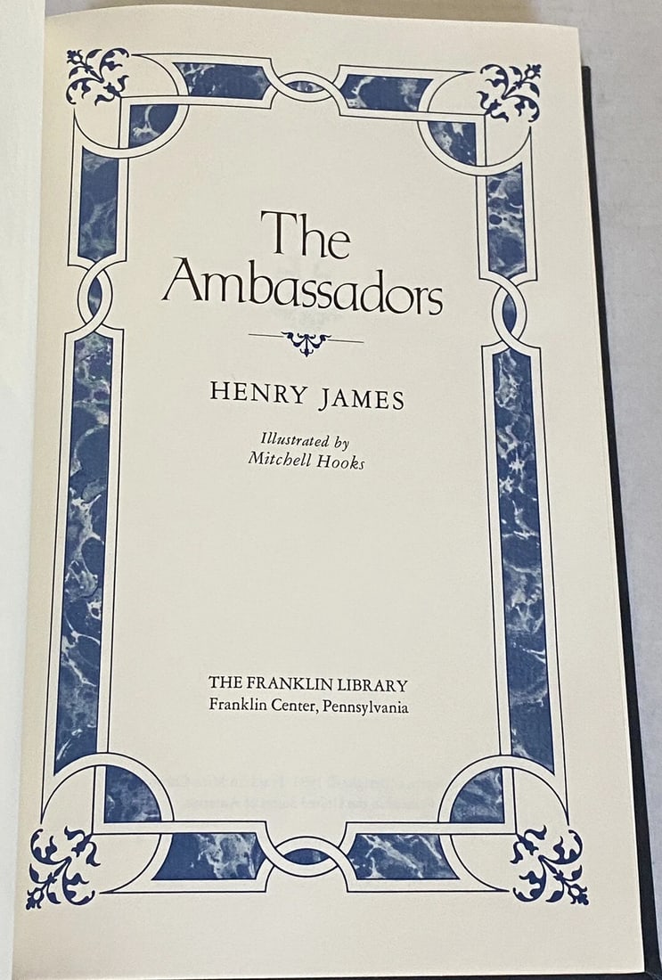 Henry James THE AMBASSADORS Franklin Library 1st Edition 1st Printing - 3
