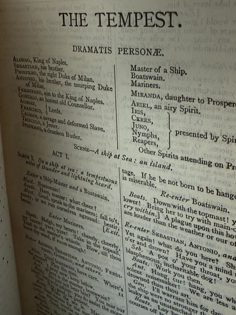 The Works Of William Shakespeare Thomas Y. Crowell NY No Date Antique - 7