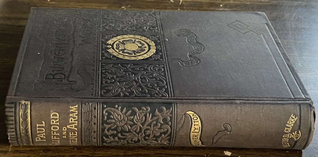 Bulwer Lytton's Works Paul Clifford and Eugene Aram HC Belford Clarke 1stEdition - 3