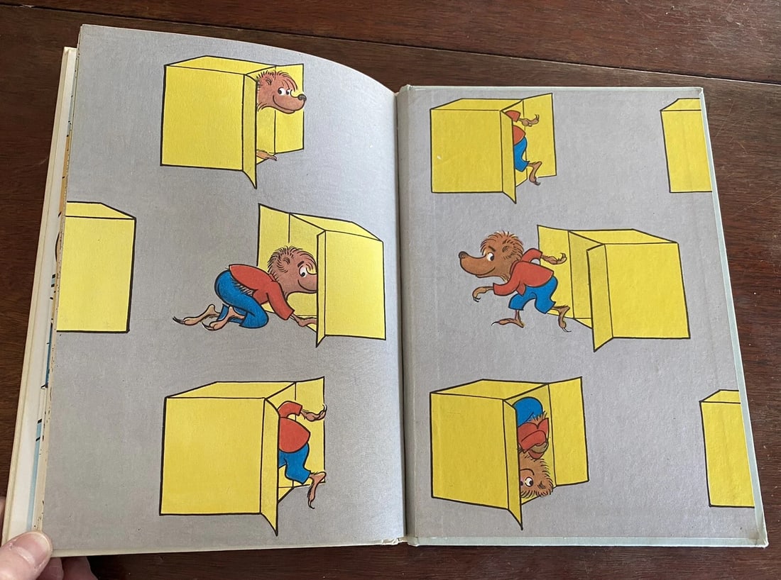 1968 Vtg Inside Outside Upside Down, Stan & Jan Berenstain Book Club 1st LM VG - 10