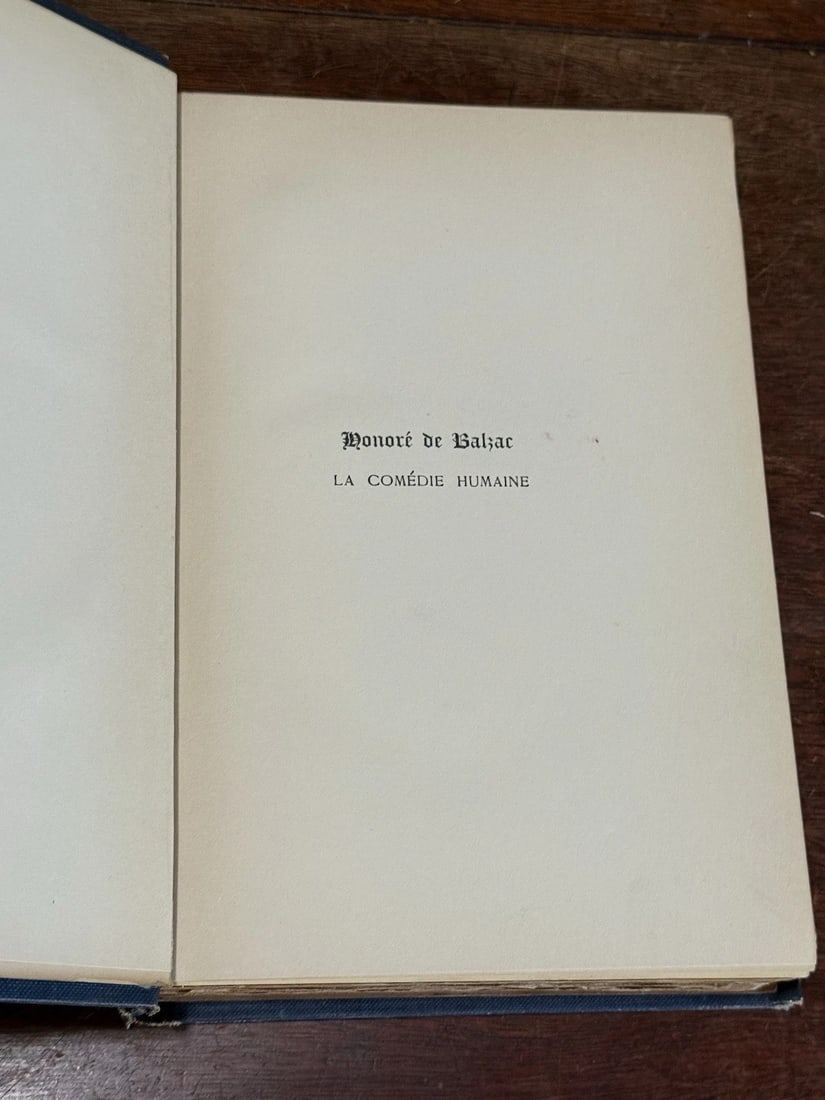 THE COMEDIE Humaine BY HONORE DE BALZAC HC 1900 Subscriber Ed.Vol II Illustrated - 6