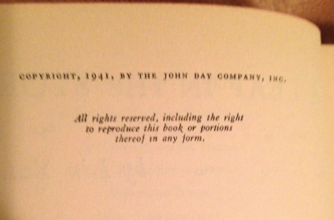 A LEAF IN THE STORM Lin Yutang John Day Co. NY - 1941 1st American Ed. HC VG - 6