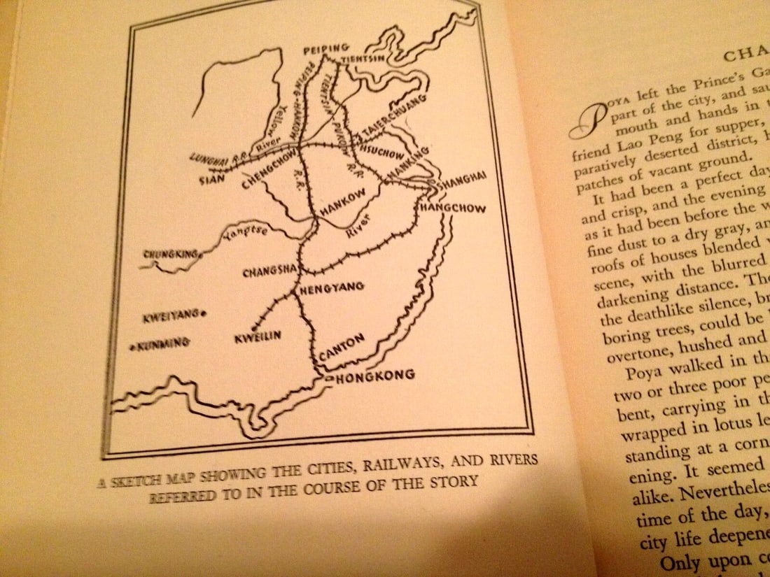 A LEAF IN THE STORM Lin Yutang John Day Co. NY - 1941 1st American Ed. HC VG - 9