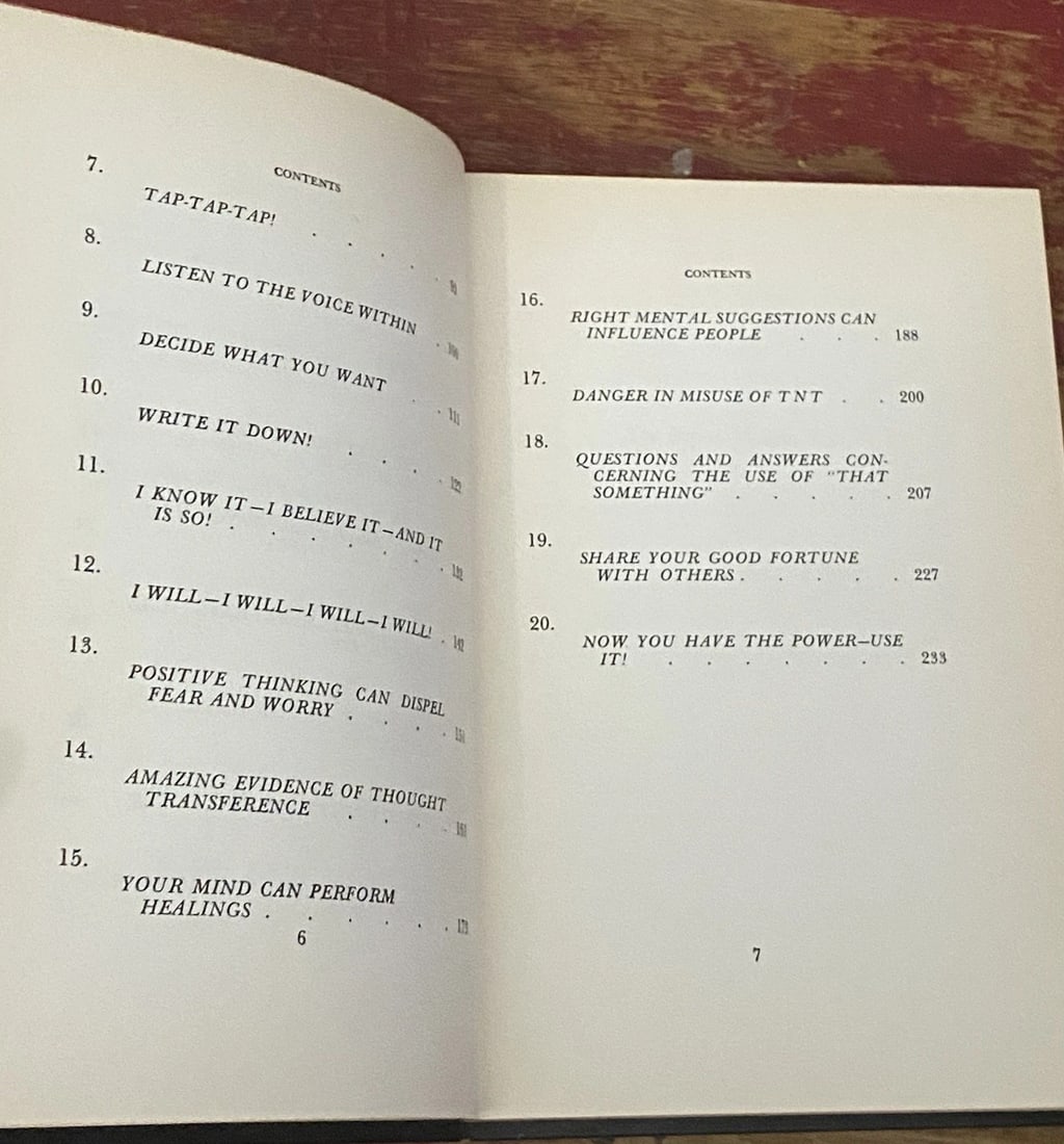 TNT The Power Within You by Claude M. Bristol Prentice-Hall HC 1958 1st Edition - 7