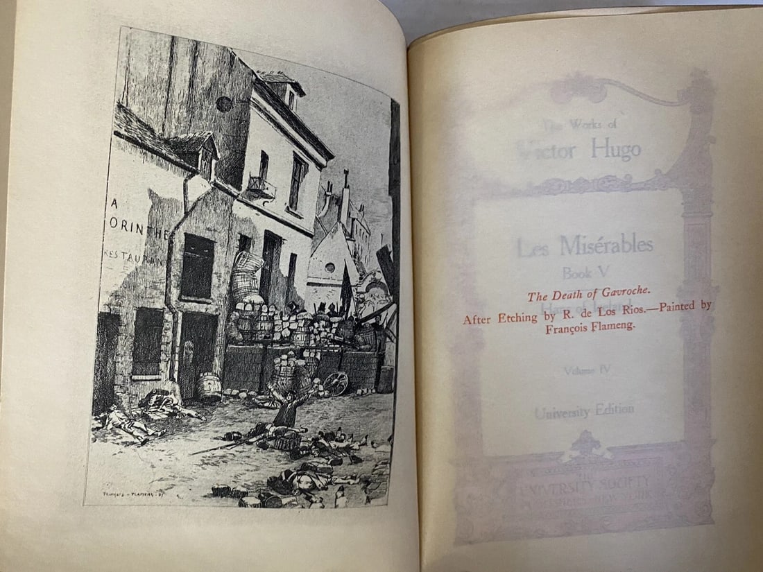 Victor Hugo Les Miserables Book V, I Hans Of Iceland UnivSociety Illust. 1800’s - 3